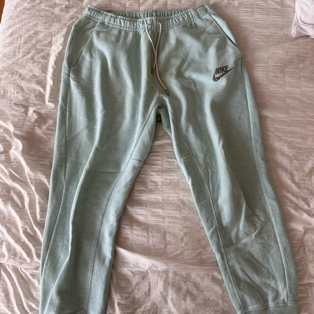 Mint Chip colored Nike sweatpants